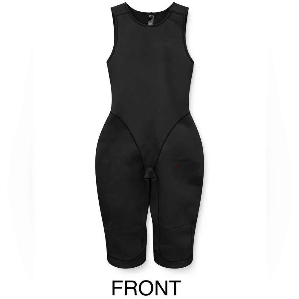 SKIMS Woman's Black Scuba Sleek Sleeveless Size 4X NWT Mermaid‎ Surf Performance